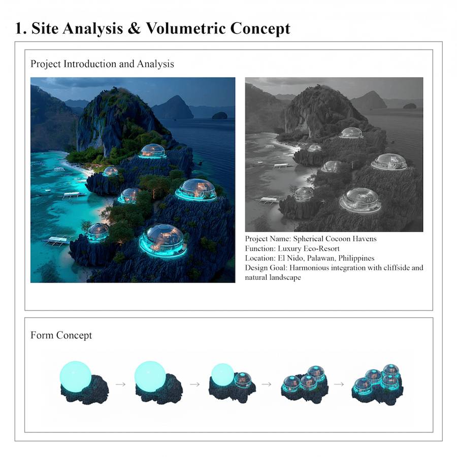球形茧居整体景观1