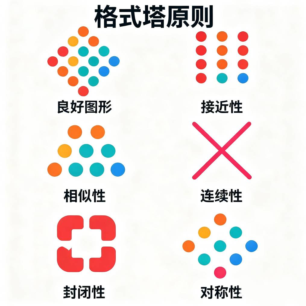 格式塔原则示意图