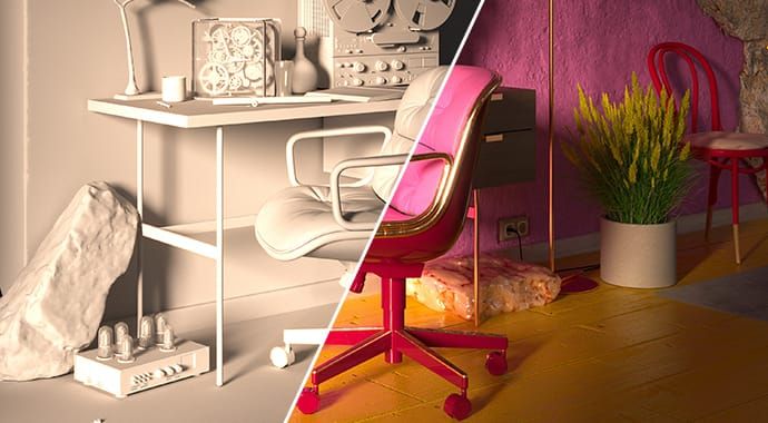 老牌也焦虑！盘点3D渲染器更新的AI功能