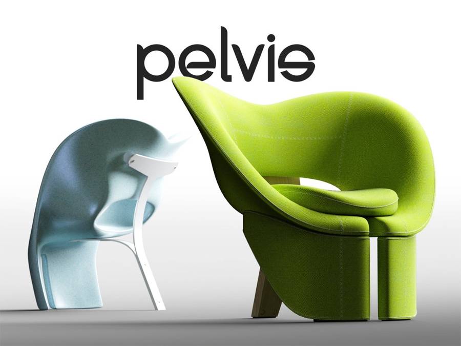 骨盆曲线化身座椅：Pelvis Chair以人体美学重塑舒适边界