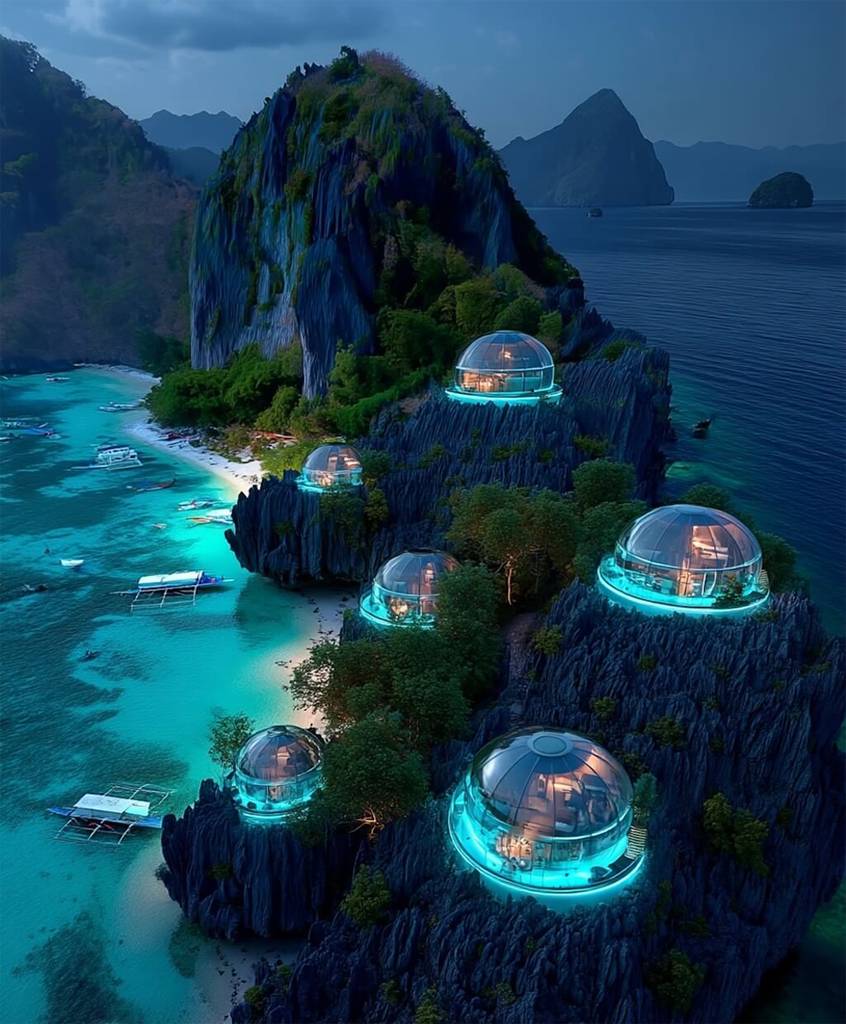 球形茧居外观细节1