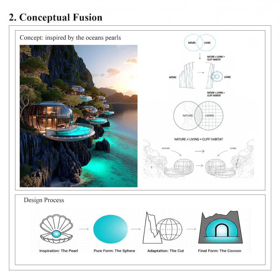 球形茧居整体景观2