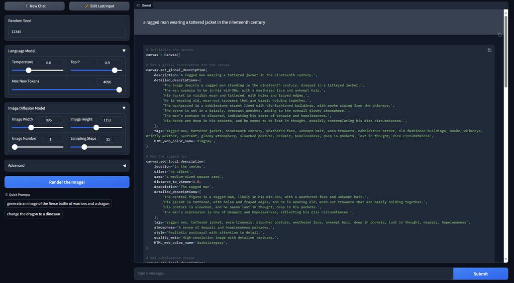 出图更傻瓜了！controlnet作者新作：Omost