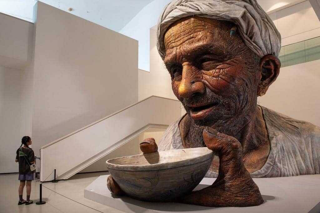 罗中立的画作父亲