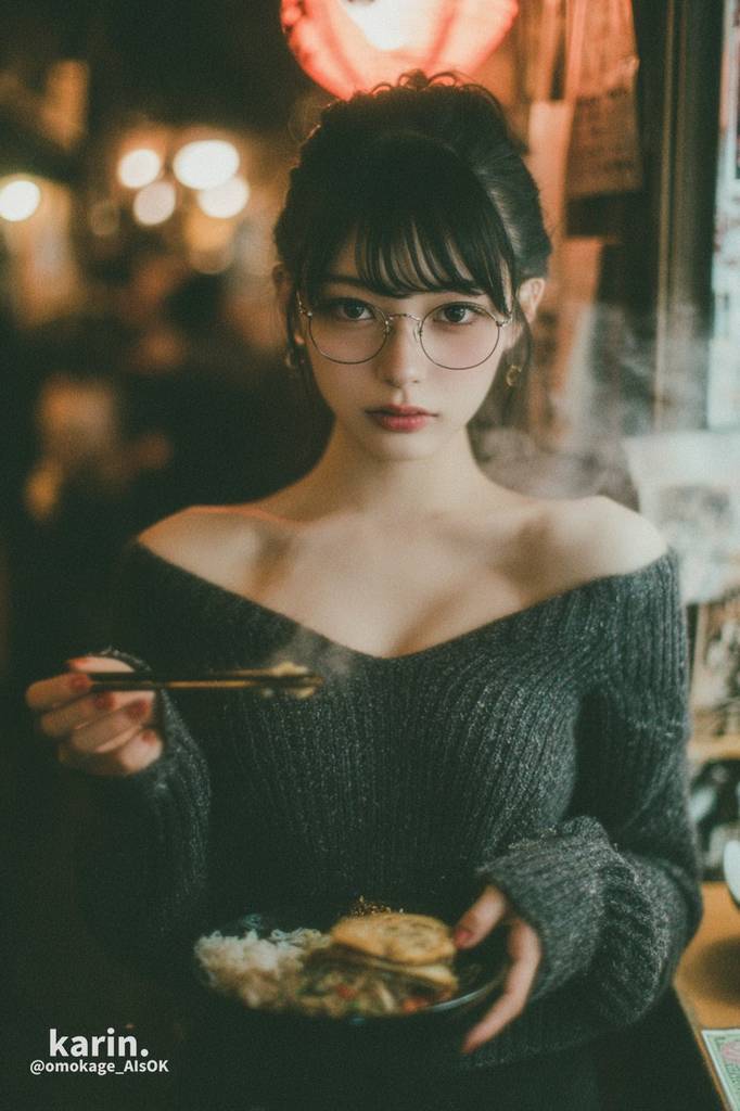 好图当赏karin 的AIGC作品：梦幻写实的日系瞬间，模糊AI与现实的视觉边界