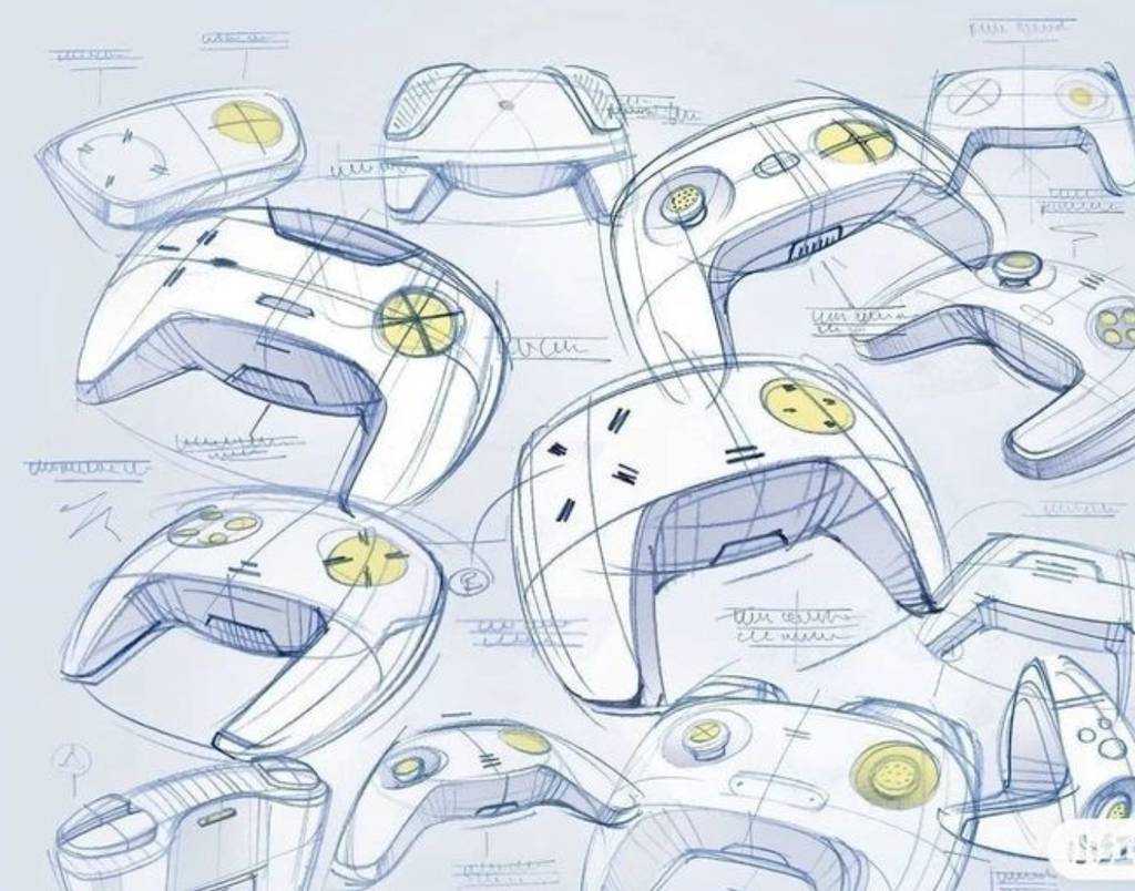 传统工业设计草图