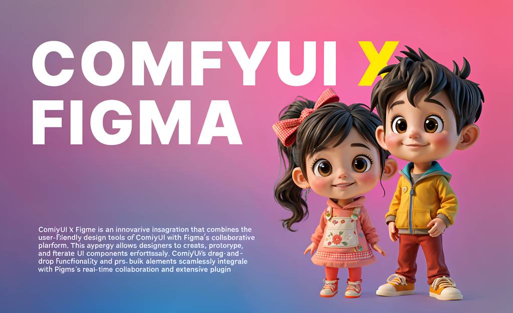 我做了一个Figma插件，连接ComfyUI