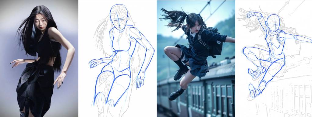 这次让AI来透视人体结构，辅助绘画！