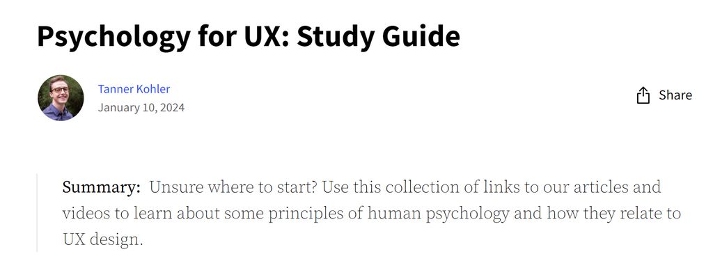 UIUX设计师必看：用户体验心理学全面学习指南序章