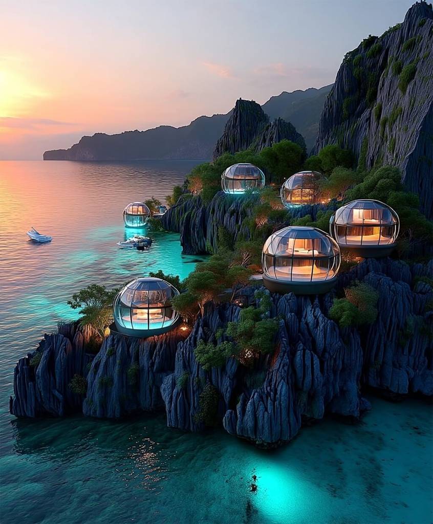 球形茧居外观细节2