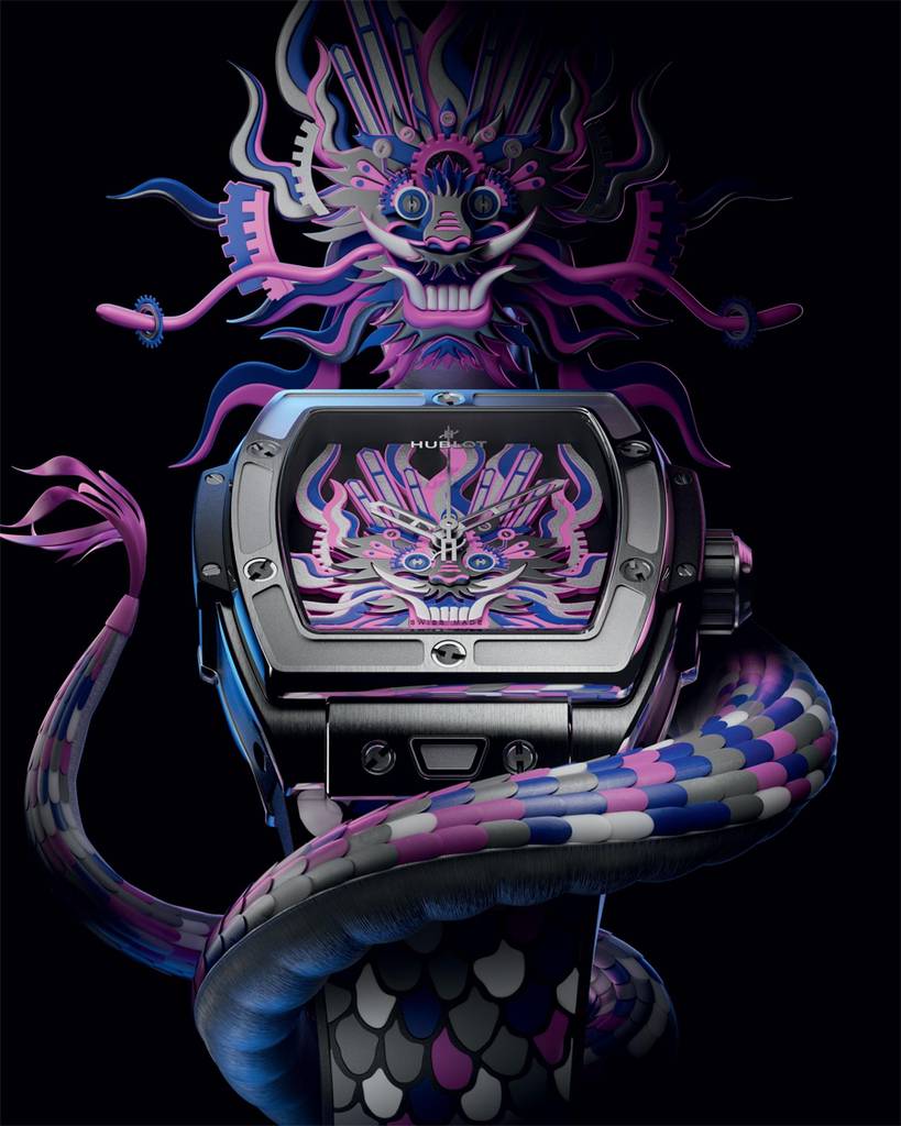 Hublot 的钛金属龙
